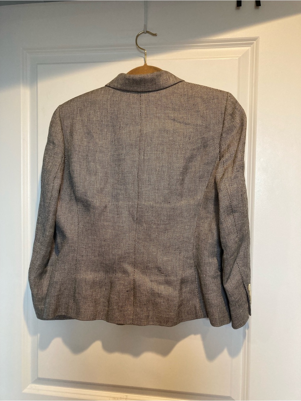 Ralph Lauren vintage  black and White Herringbone Blazer size 8 - Picture 6 of 6